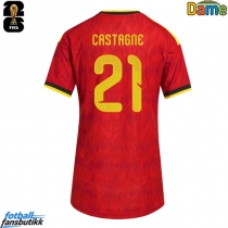 Belgia Timothy Castagne #21 Hjemmedrakt Dame EM 2024 Kortermet